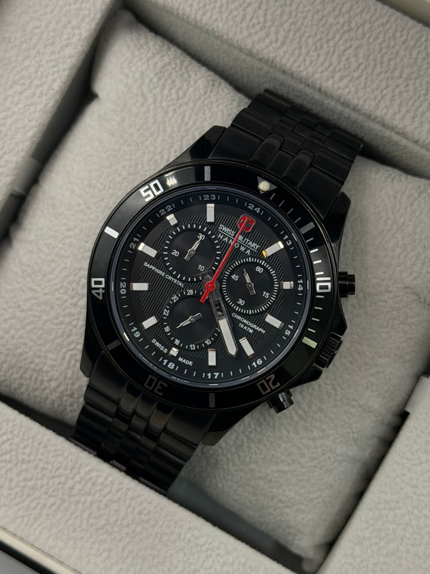 Swiss Military Hanowa Original Watch For Mens 42mm Quartz