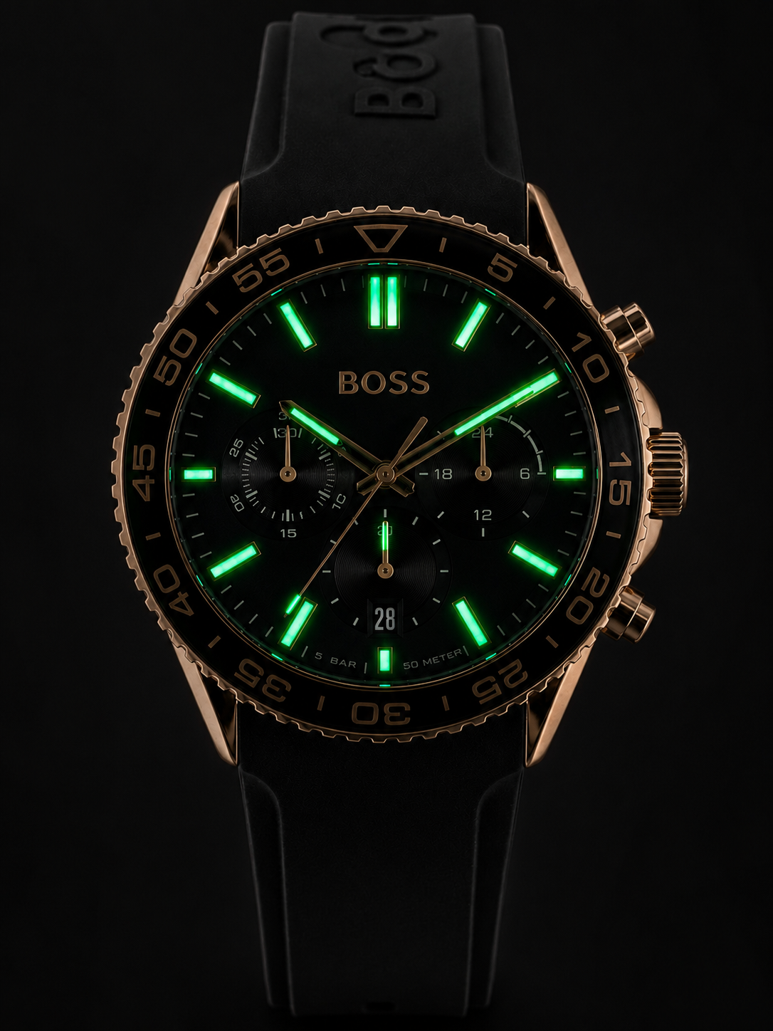 Hugo Boss Watch For Men 1514168 Original Watch For Mens 43mm Quartz