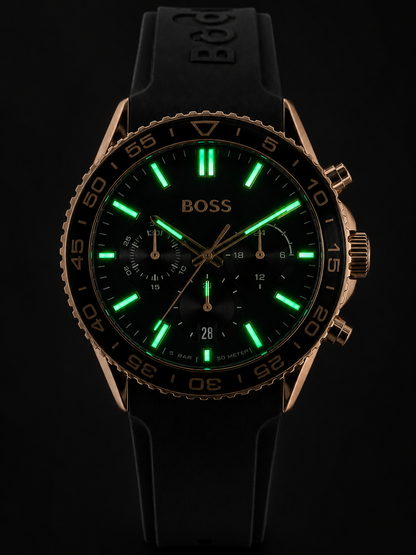 Hugo Boss Watch For Men 1514168 Original Watch For Mens 43mm Quartz