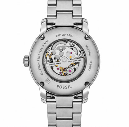 FOSSIL HERITAGE AUTOMATIC STAINLESS STEEL WATCH ME3262