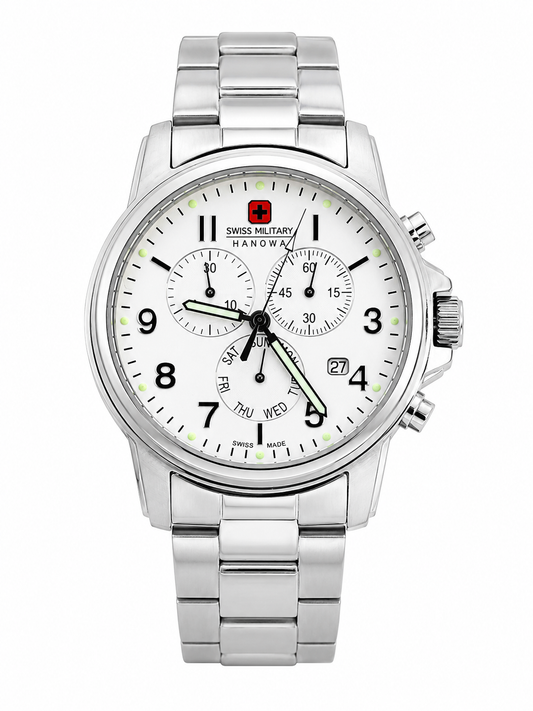 Swiss Military Hanowa 6-5142 (Lot Import) For Mens Watch 41mm Quartz (Pre-Owned)