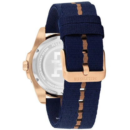 Tommy Hilfiger Blue Dial Ocean Strap Men's Watch - 1792130