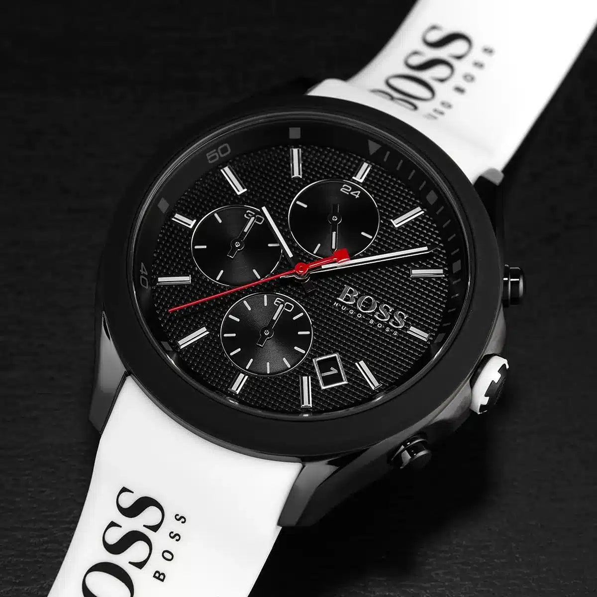 Original Hugo Boss Watch HB.366.1.44.3327 For Men Velocity 1513718 Chronograph
