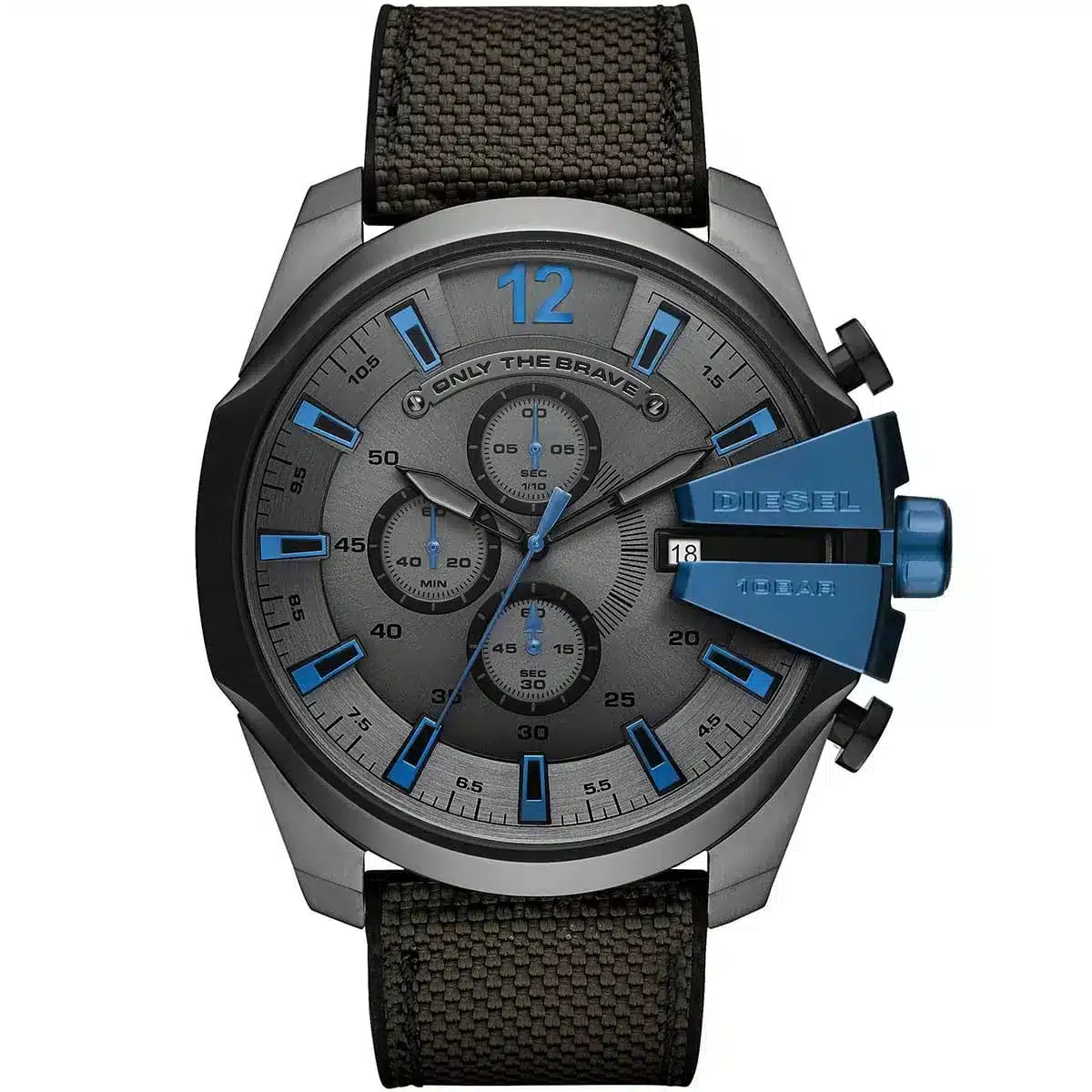 Original Diesel Watch For Men Mega Chief DZ4500 With Gray dial