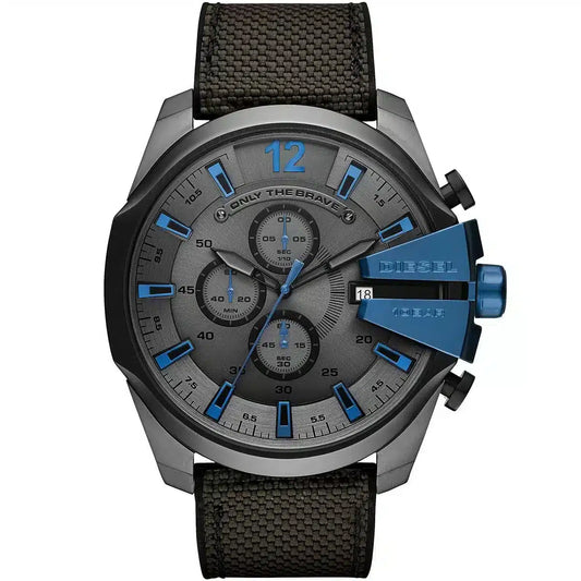 Original Diesel Watch For Men Mega Chief DZ4500 With Gray dial