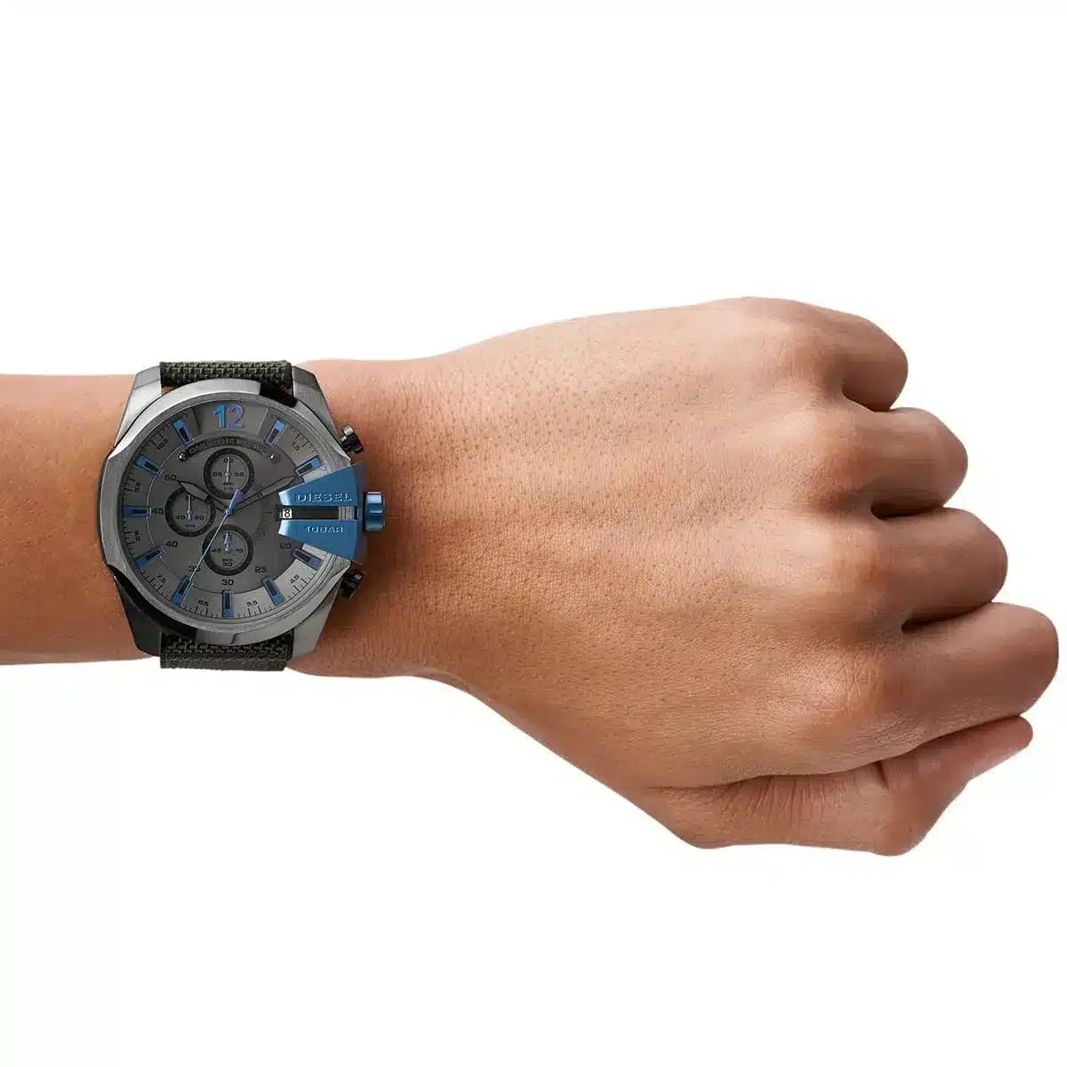 Original Diesel Watch For Men Mega Chief DZ4500 With Gray dial