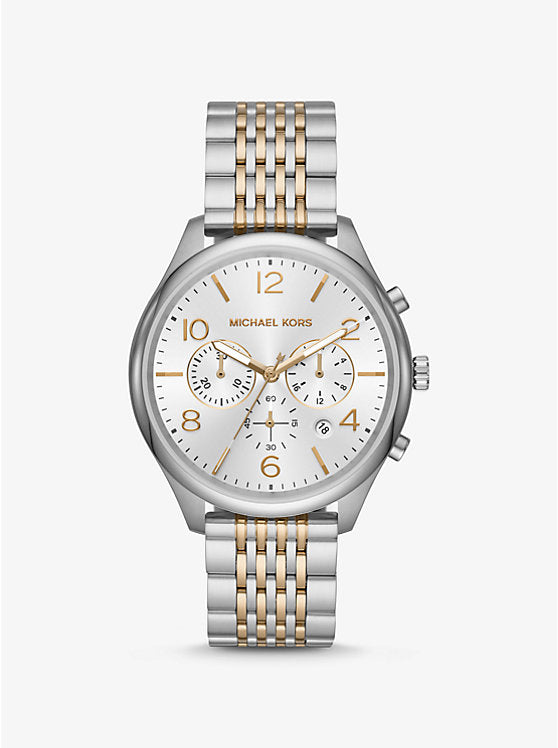 Michael Kors MK-8660 Original For Mens Two Tone 42mm Quartz