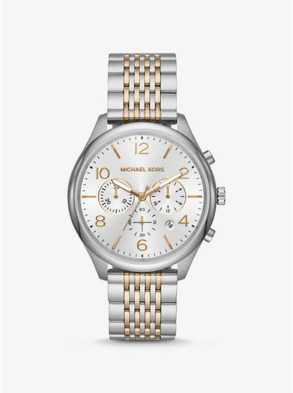 Michael Kors MK-8660 Original For Mens Two Tone 42mm Quartz