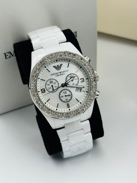 Emporio Armani AR-1456 Original Swiss For Unisex 43mm Quartz