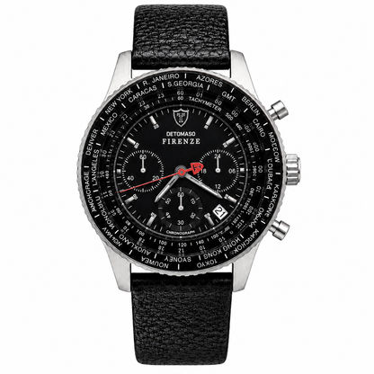 Firenz Detomaso World-Timer Original Watch Fot Mens Lot Import 40mm Quartz (Pre-Owned)
