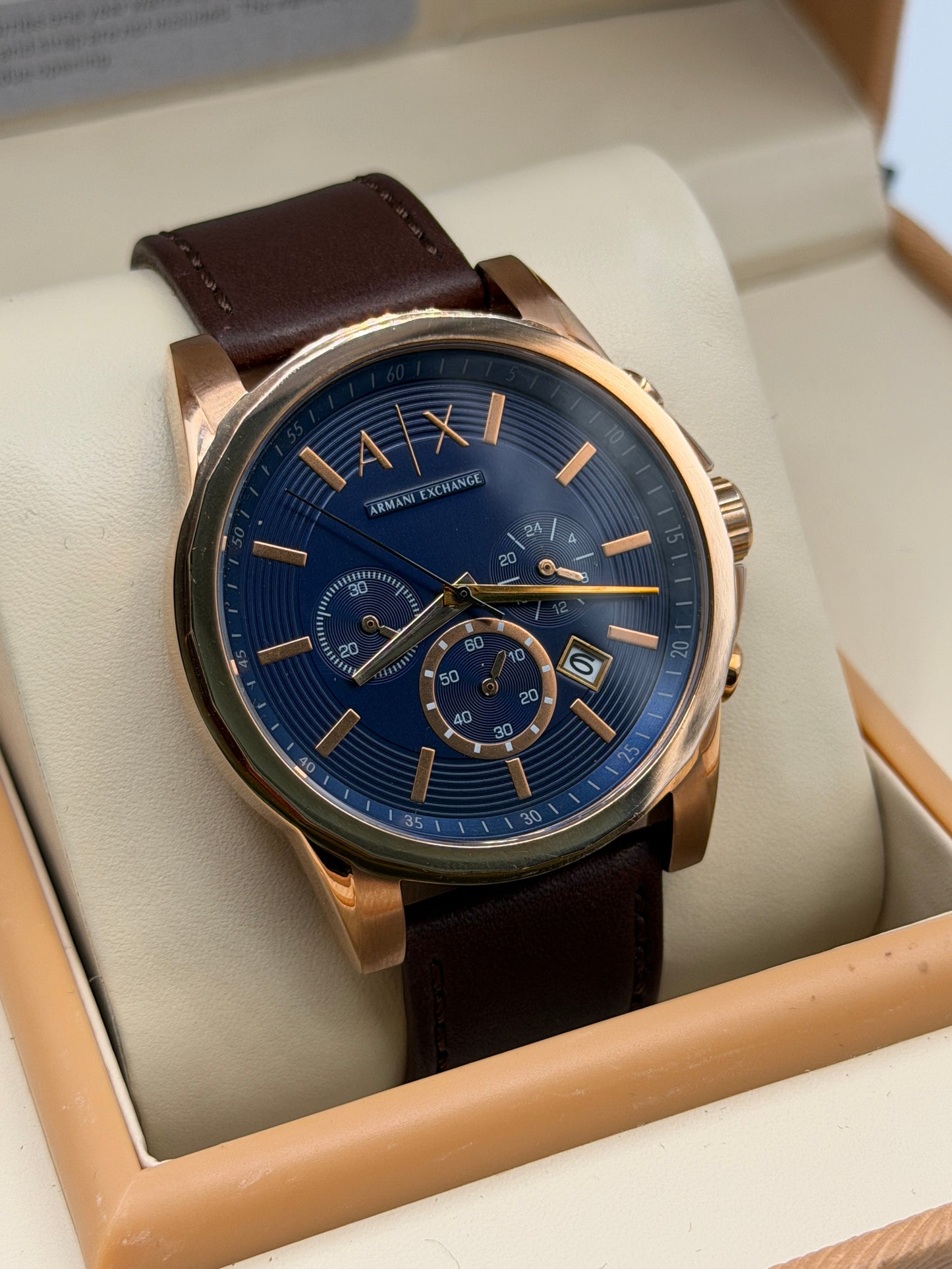 Armani Exchnge AX-2508 Original Mens Watch 42mm Pre-owned