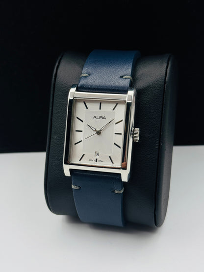 Alba By Seiko Tank Shape Original Lot Import Mens Watch 39mm Quartz (Pre-Owned)