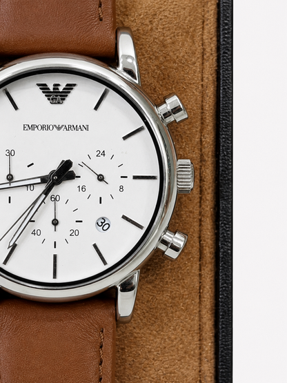 Emporio Armani CLASSIC AR1846 Lot Import Watch For Mens 41mm Quartz (Pre-Owned)