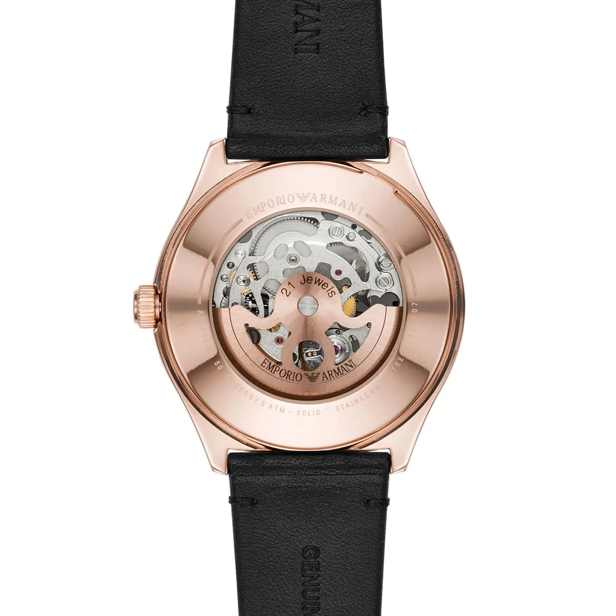 Original Emporio Armani Watch For Men Zeta AR60004 Meccanico