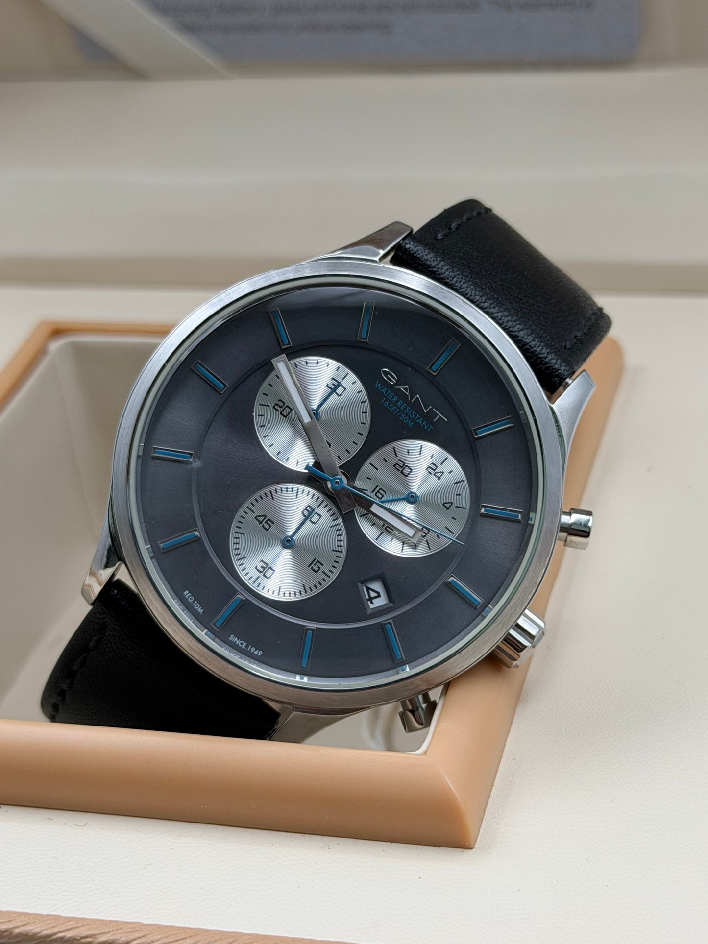Gant Original For Mens Watch Lot Import 44mm Quartz Choronograph