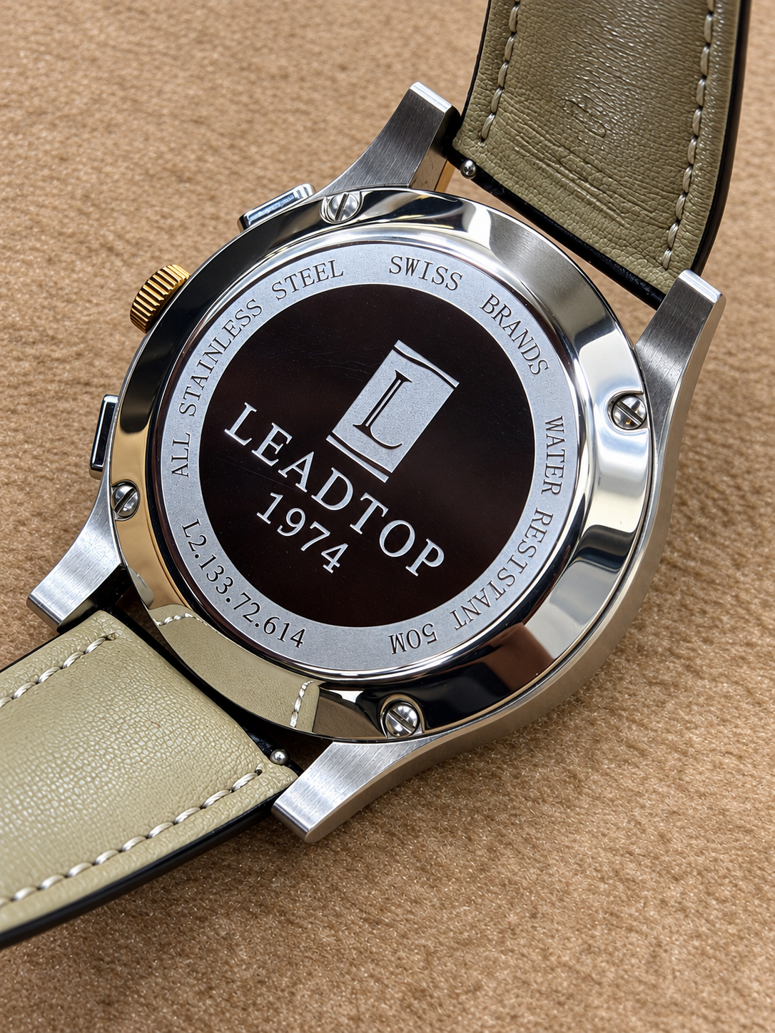 Leadtop Swiss Lot Import Watch Mens Original 44mm Quartz (Pre-Owned)