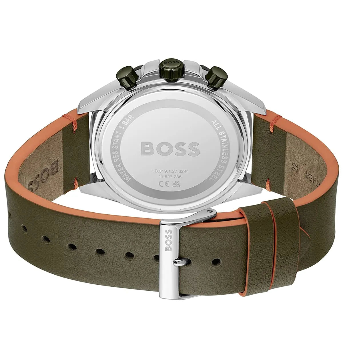 Original Hugo Boss Watch HB.484.1.34.3862 For Men Cloud 1514018 Chronograph