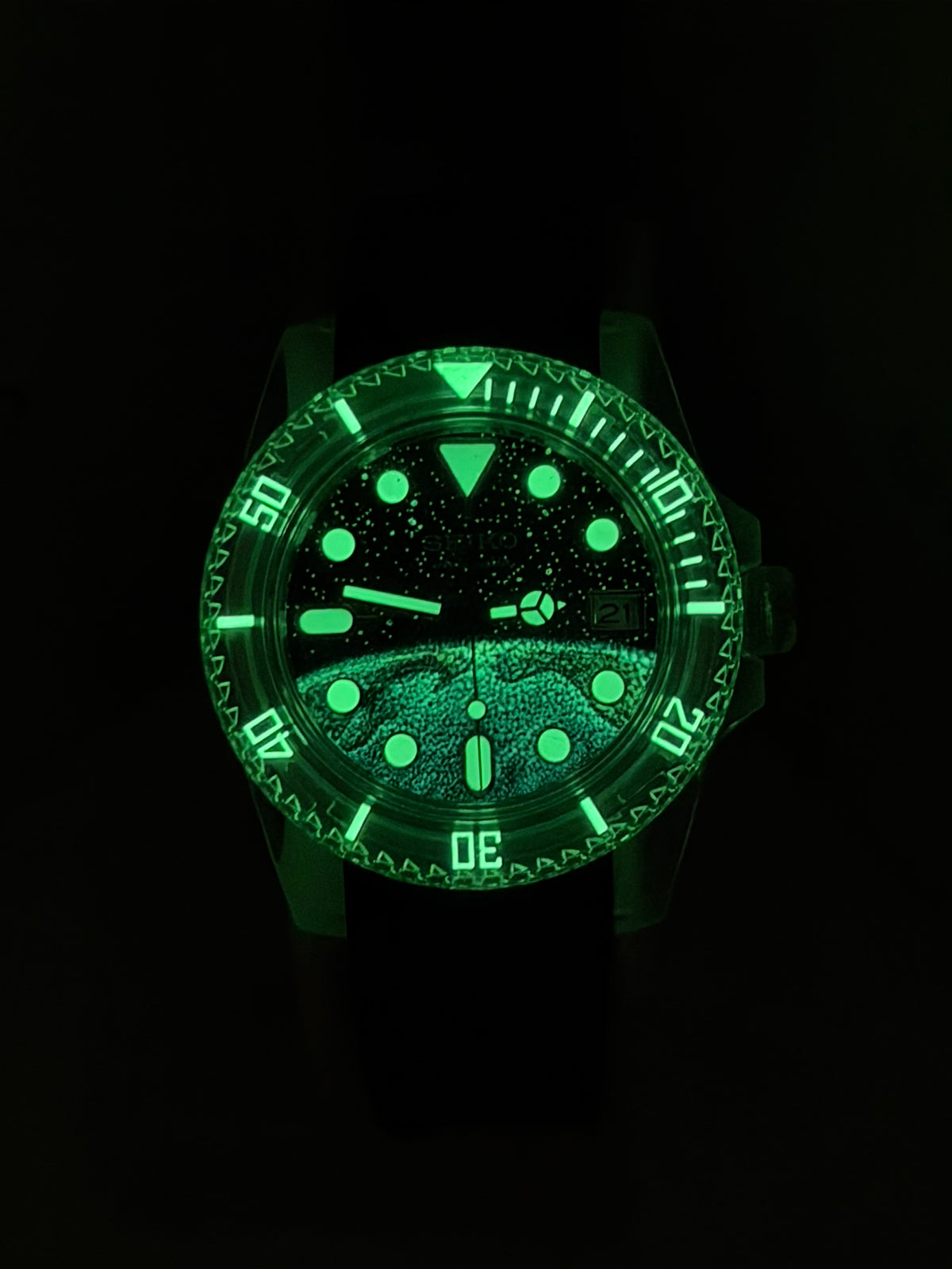 Seiko Customized Watch For Mens Automativ 4R35B (Sports Edition)