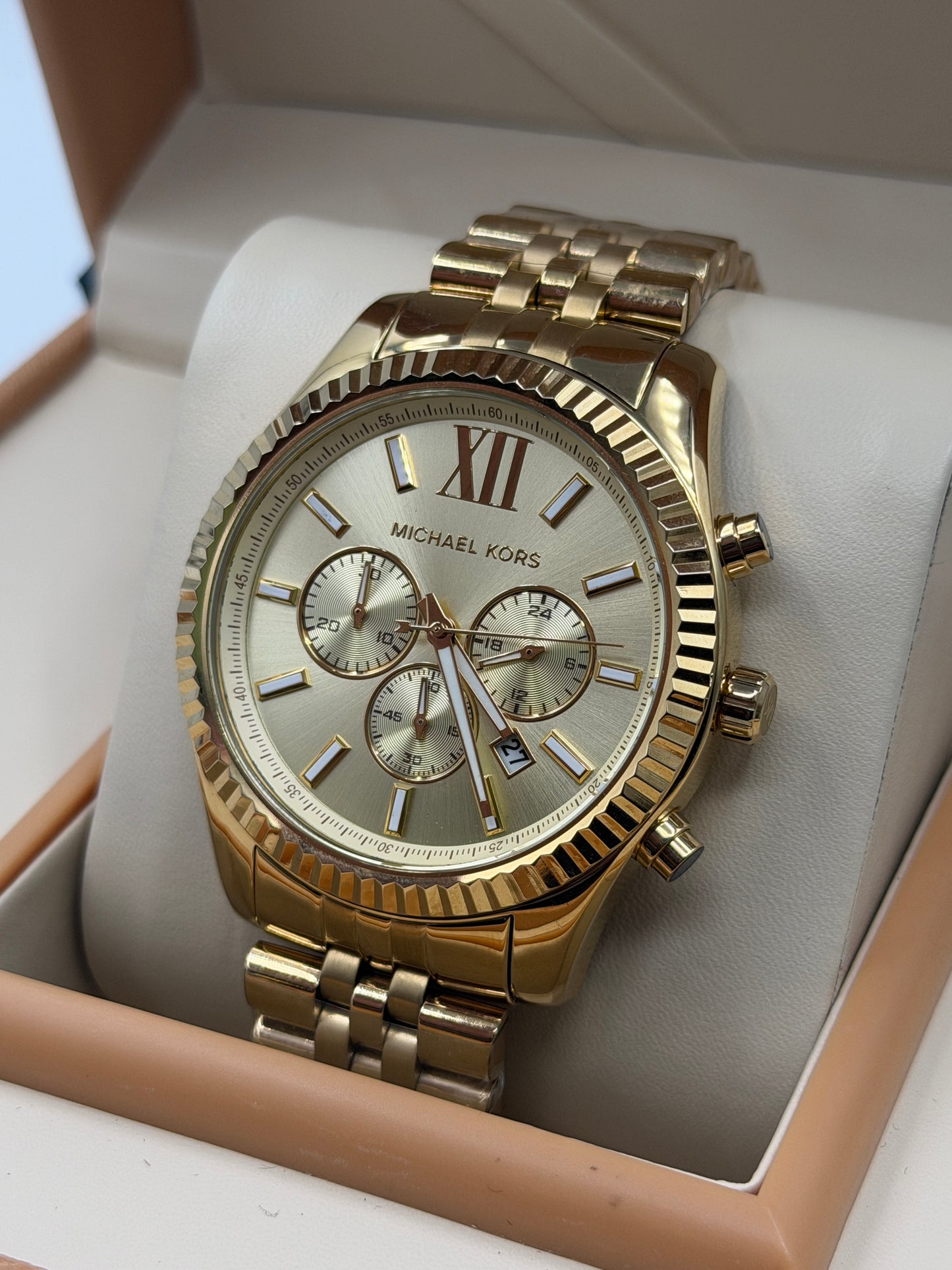 Michael Kors MK-8281 Original Mens Watch 45mm Quartz