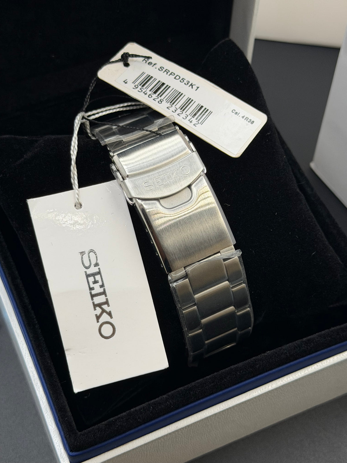 Seiko 5 Sports SRPD53 42.5 mm Blue Dial Pepsi Bezel Automatic Men Watch Steel