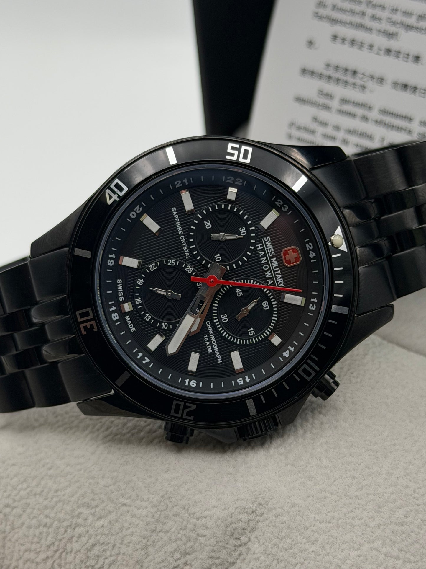 Swiss Military Hanowa Original Watch For Mens 42mm Quartz