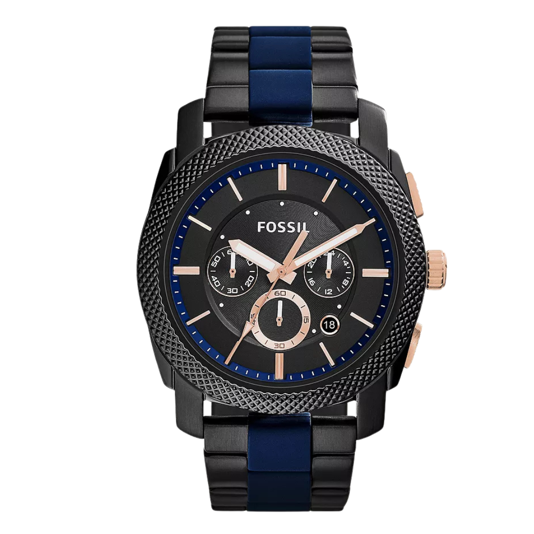 Fossil FS-5164 Original Mens Watch Two-Tone Braclet 45mm Quartz