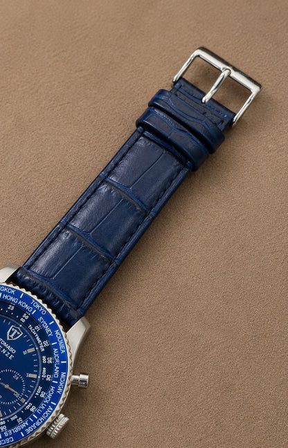 Firenz Detomaso(World Timer)Original Lot Import Watch For Mens 40mm Quartz (Pre-Owned)