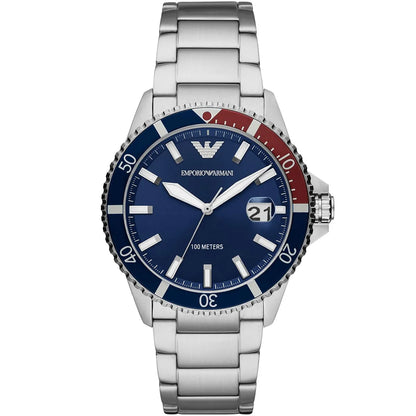Original Emporio Armani Watch For Men Diver AR11339 100 METERS