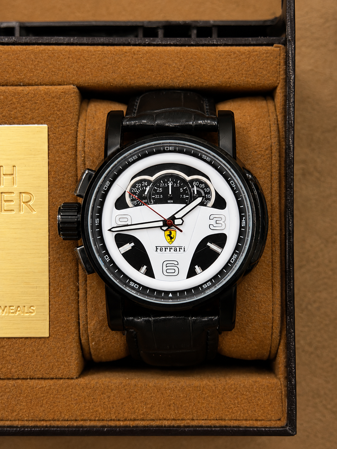 Ferrari Original Watch For Mens (Lot Import) 47mm Quartz (Pre-Owned)