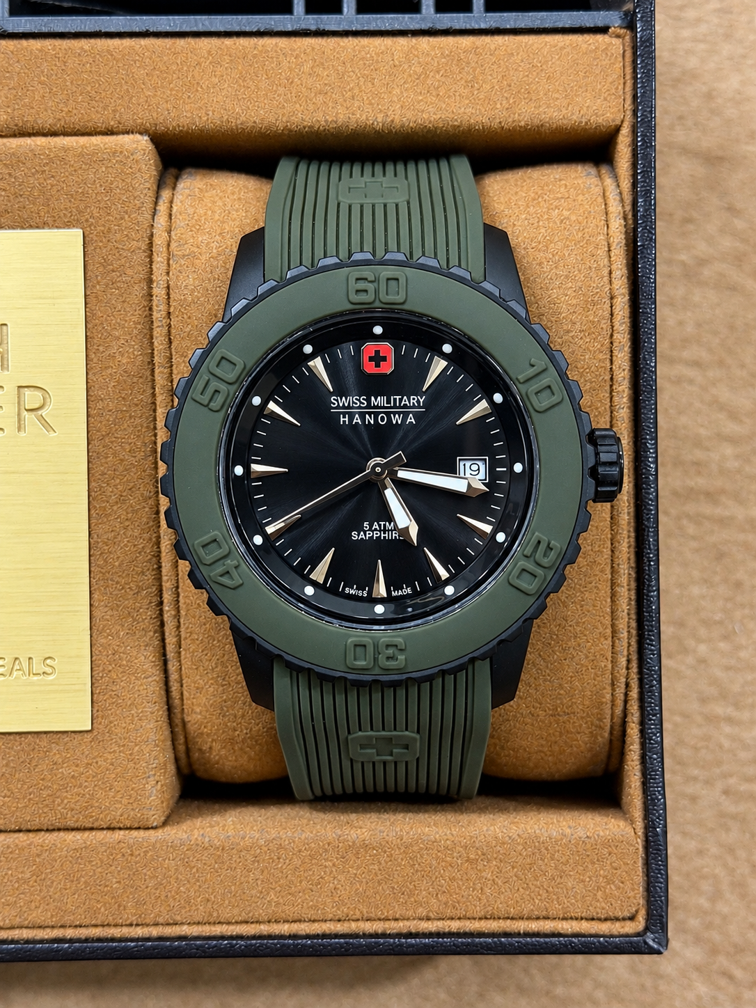 Swiss Military Hanowa Original Watch Mens Lot Import 45mm Quartz