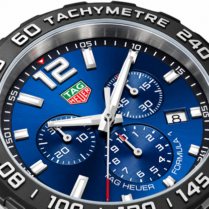 Tag Heuer Formula 1 Silver Stainless Steel Blue Dial Chronograph Quartz Watch for Gents - CAZ101AV.BA0842