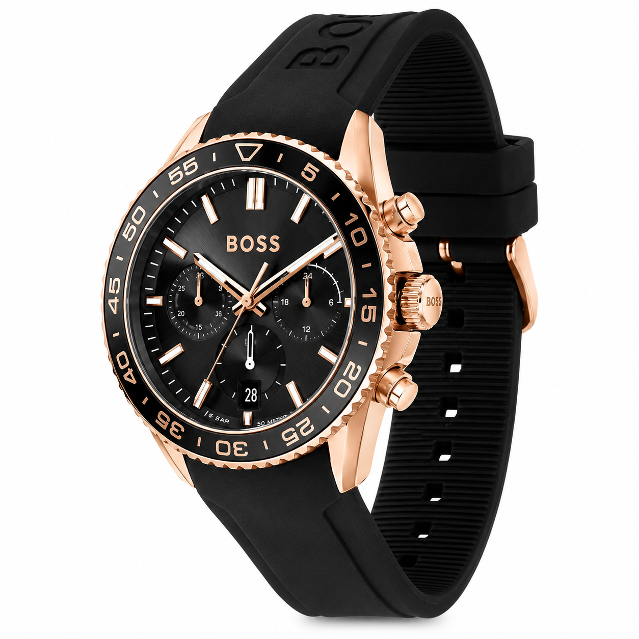 Hugo Boss Watch For Men 1514168 Original Watch For Mens 43mm Quartz