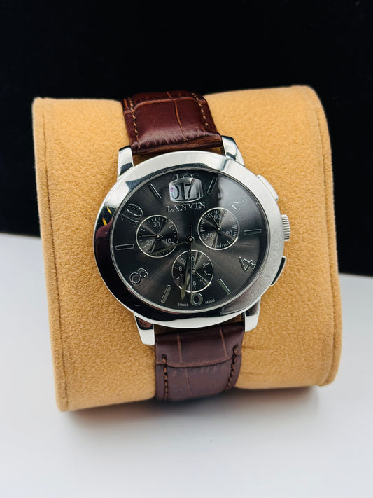 Lanvin Swiss Original Watch For Mens 39mm Quartz