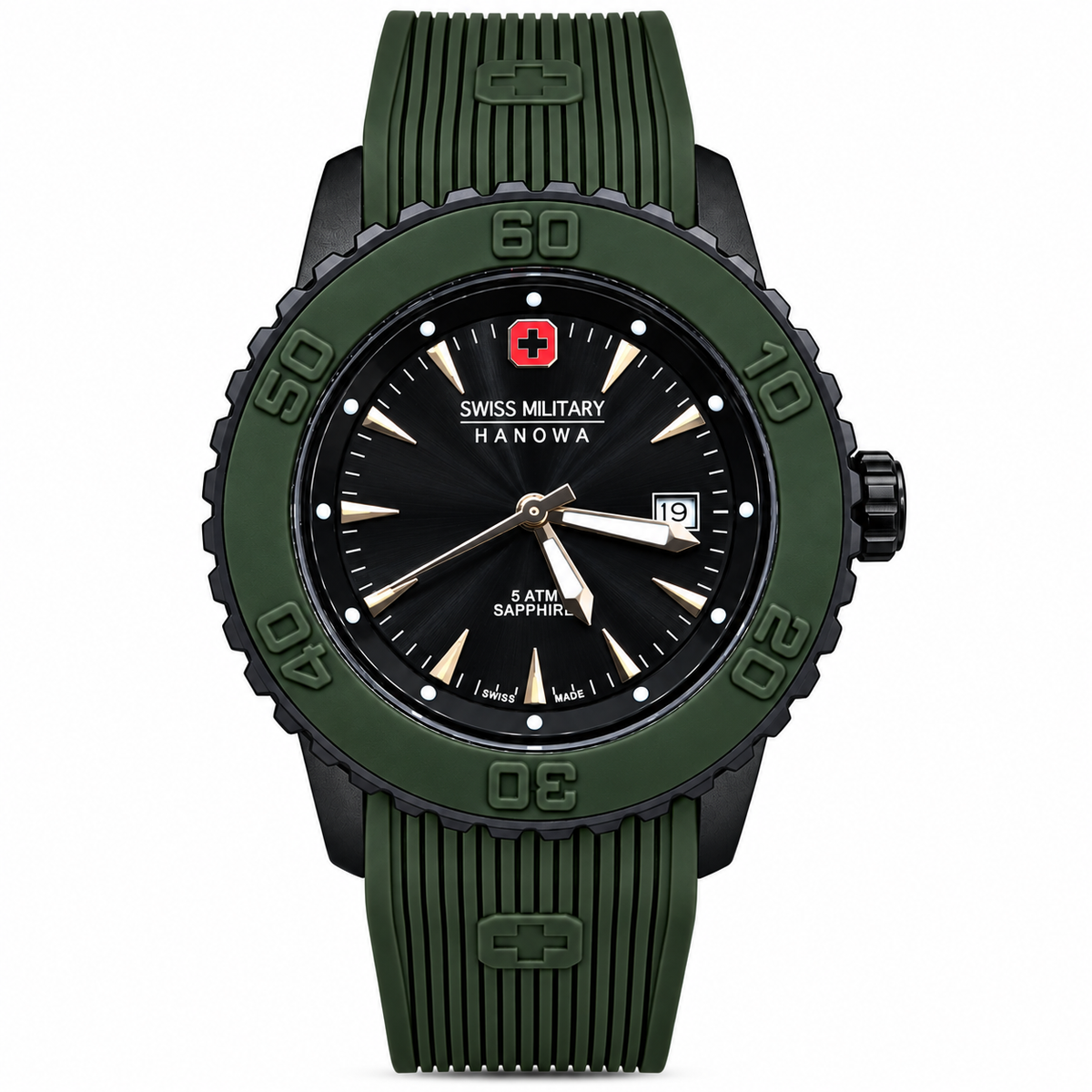 Swiss Military Hanowa Original Watch Mens Lot Import 45mm Quartz