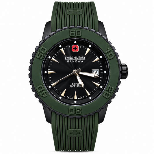 Swiss Military Hanowa Original Watch Mens Lot Import 45mm Quartz