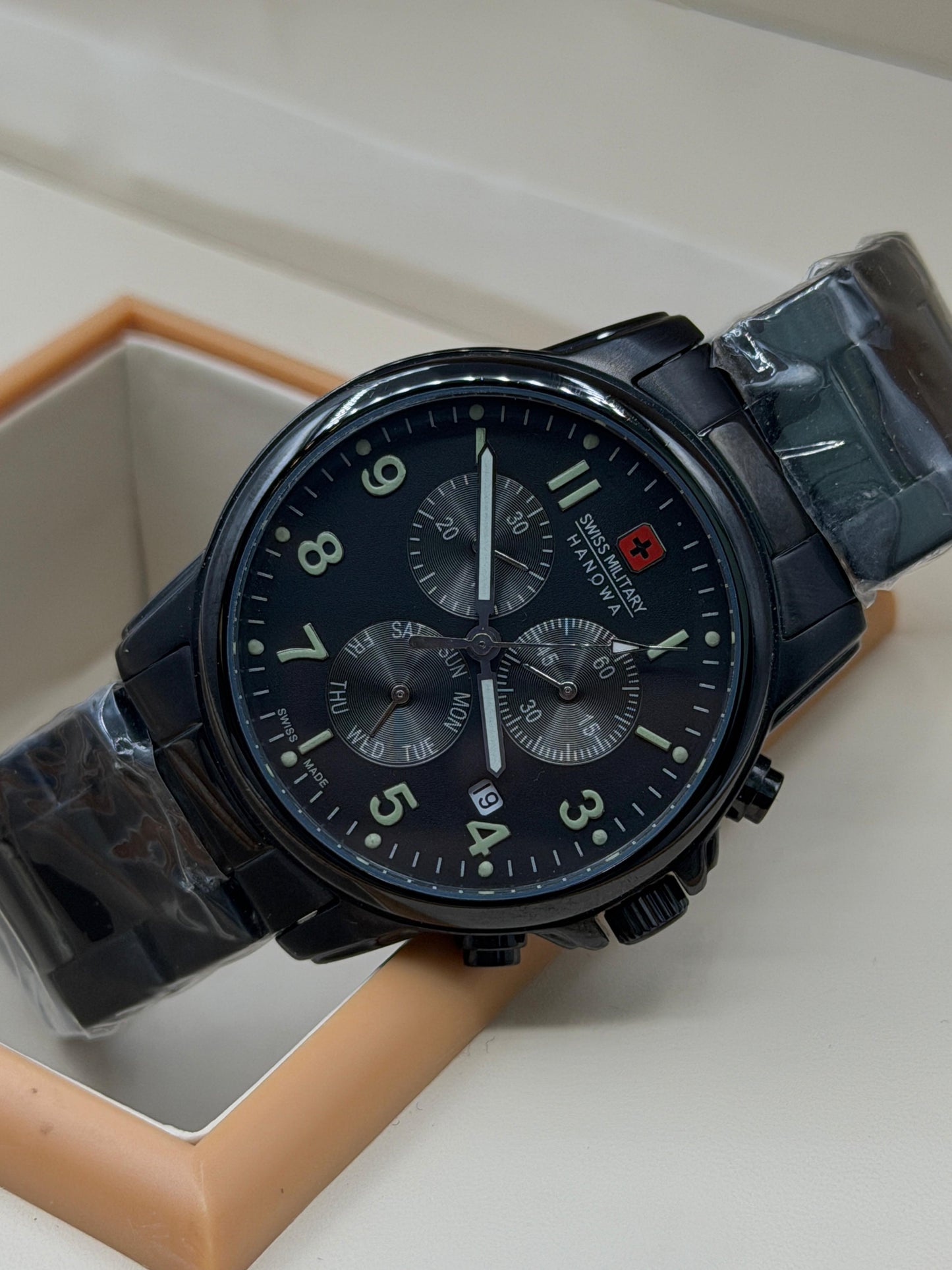 Swiss Miltary Hanowa Original Lot Import Mens Watch 40mm Quartz