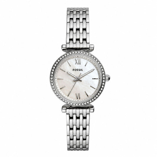 Fossil ES4647 Carlie Mini Diamond Accents Silver Quartz Women's Watch