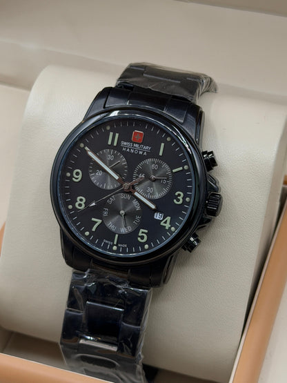 Swiss Miltary Hanowa Original Lot Import Mens Watch 40mm Quartz
