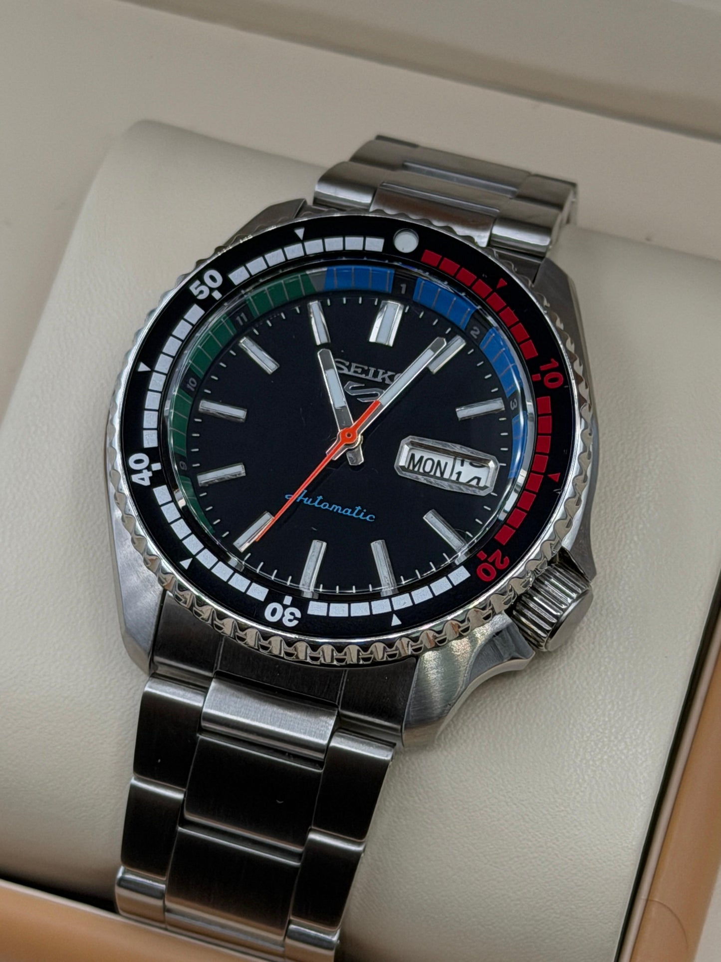 Seiko 5 Sports Modified Watch For Mens 41mm Automatic