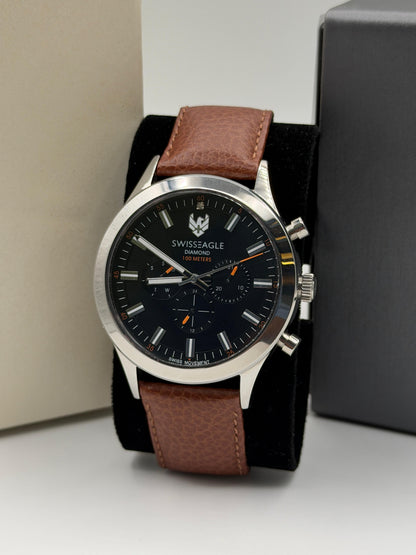 Swiss Eagle Original Watch For Mens 42mm Quartz (Lot Import)