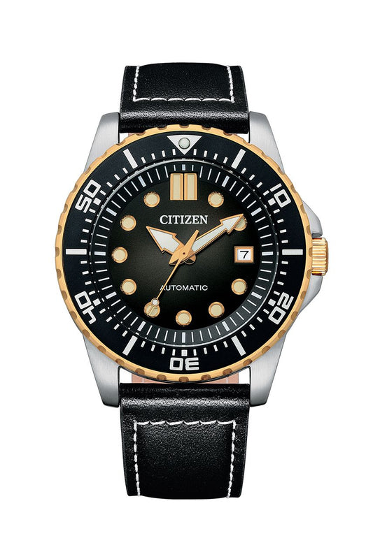 Men's Citizen Automatic Diver's Style Black Dial Watch NJ0176-10E  43mm