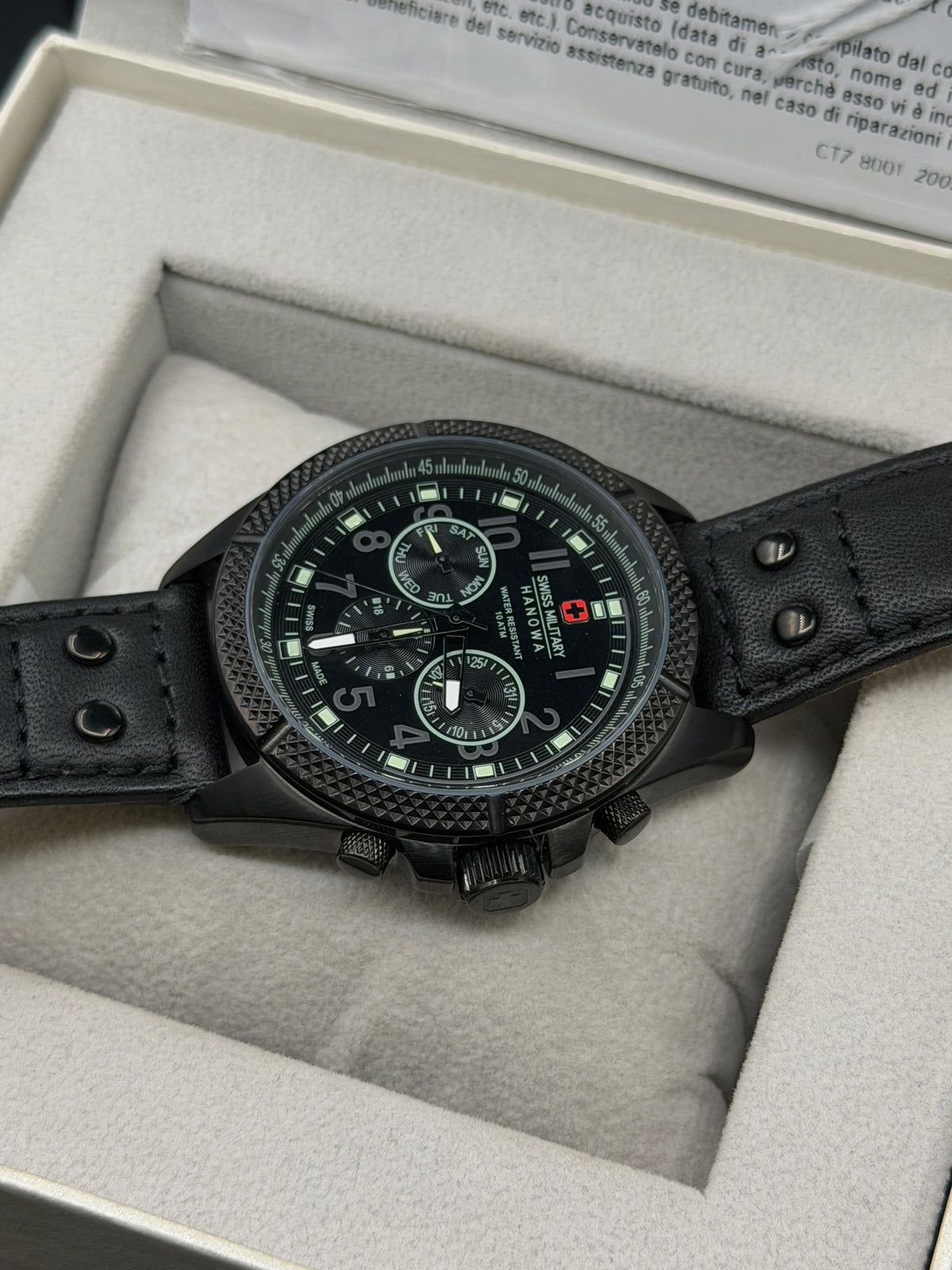 Swiss Military Hanowa Original Watch Mens 43mm Quartz [Lot Import]