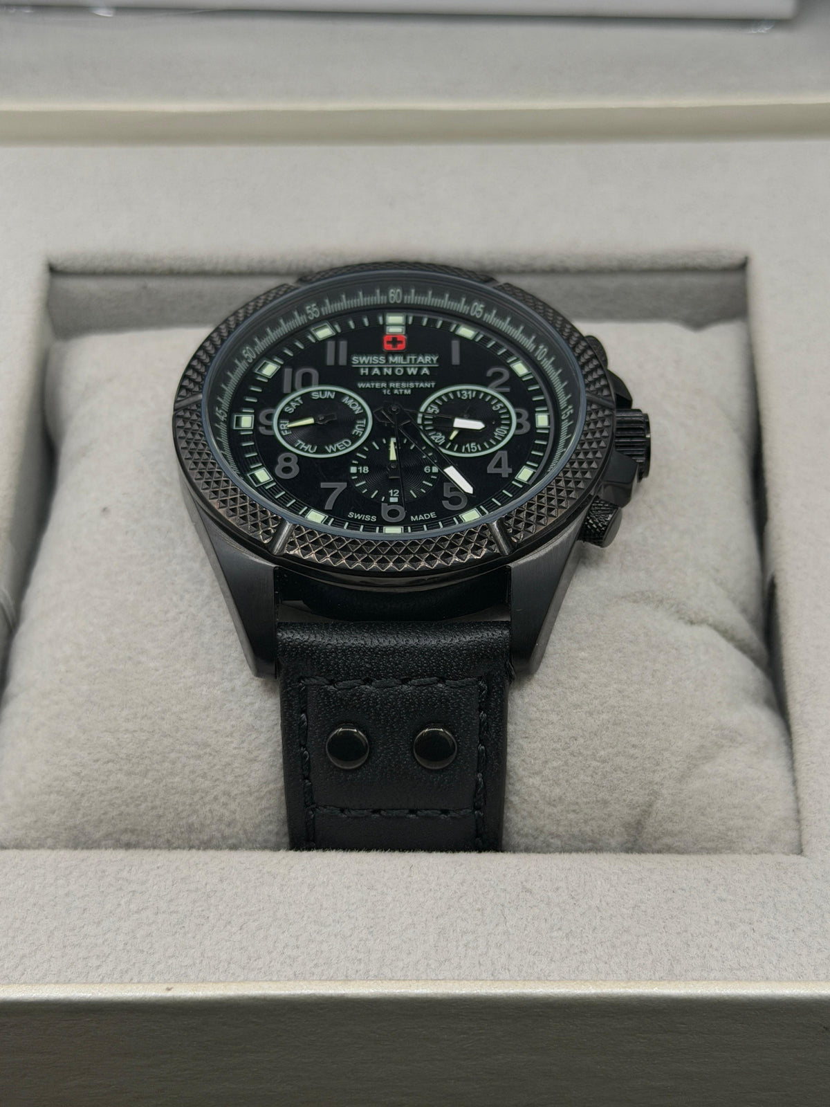 Swiss Military Hanowa Original Watch Mens 43mm Quartz [Lot Import]