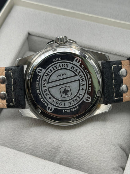 Swiss Miltary Hanowa Original Watch Mens 43mm Quartz [Lot Import]