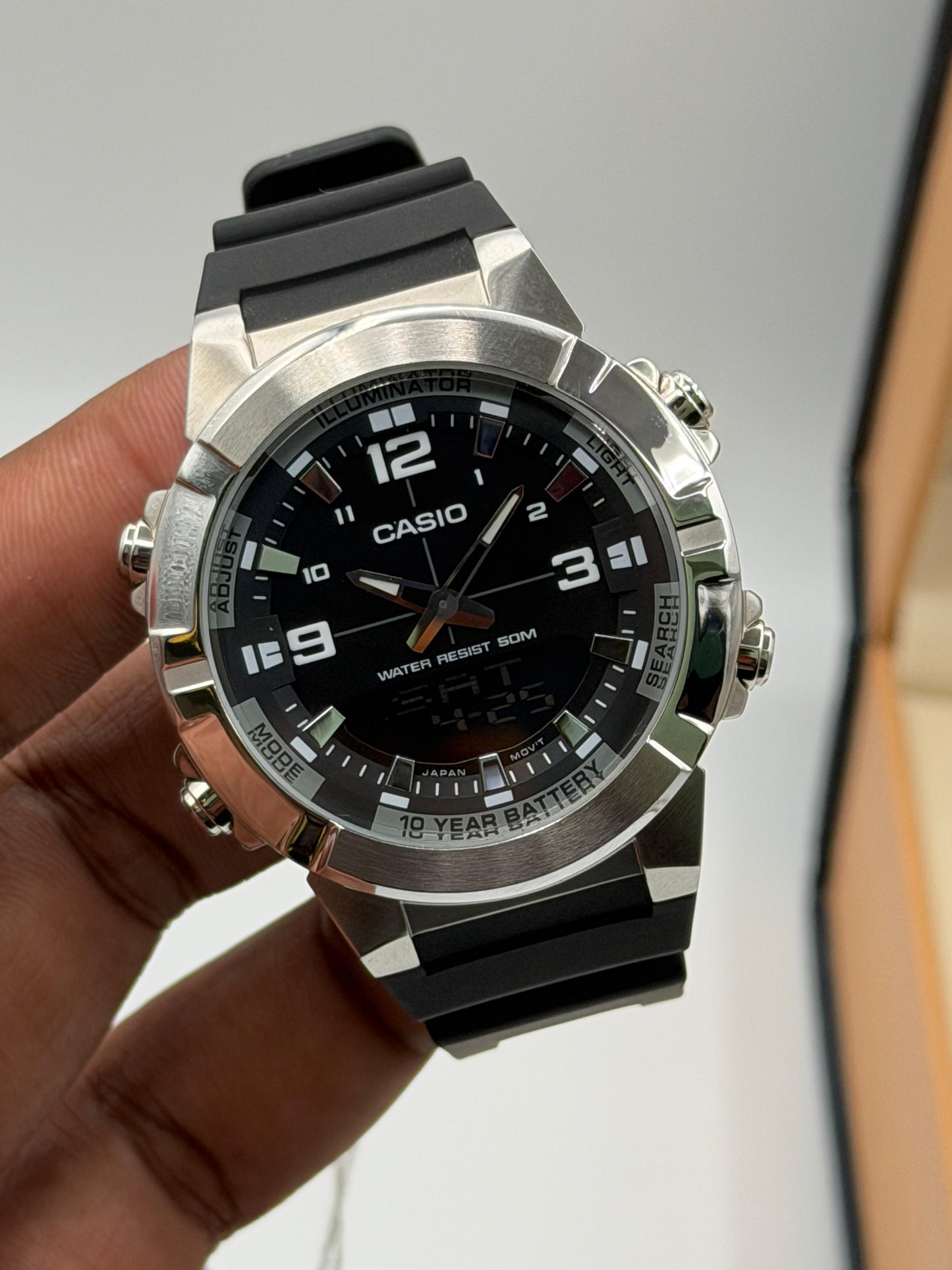 Casio Original Watch AMW-870-1AVDF 44mm Quartz